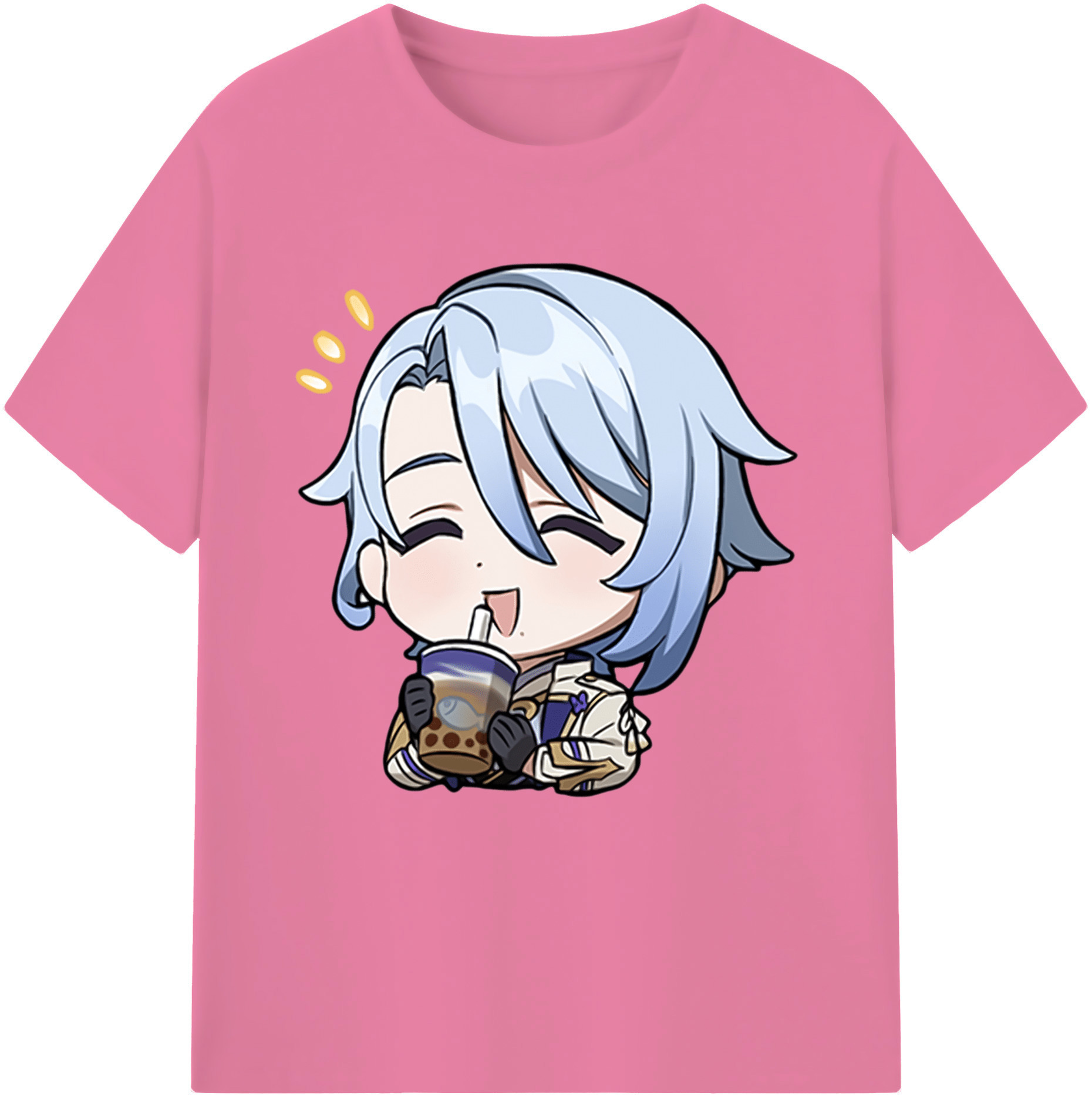 げんし神 神里綾人 かみさとあやと genshin Kamisato Ayato 綿100％半袖Tシャツ（フロントプリント）